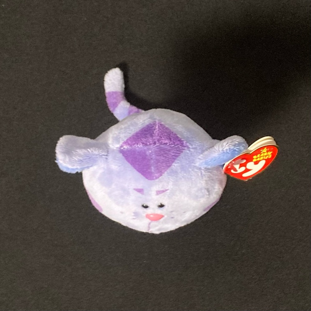 ⭐️ RARE Vintage 2005 Periwinkle The Cat Blue’s Clues Ty Beanie Baby Plush - Picture 5 of 14